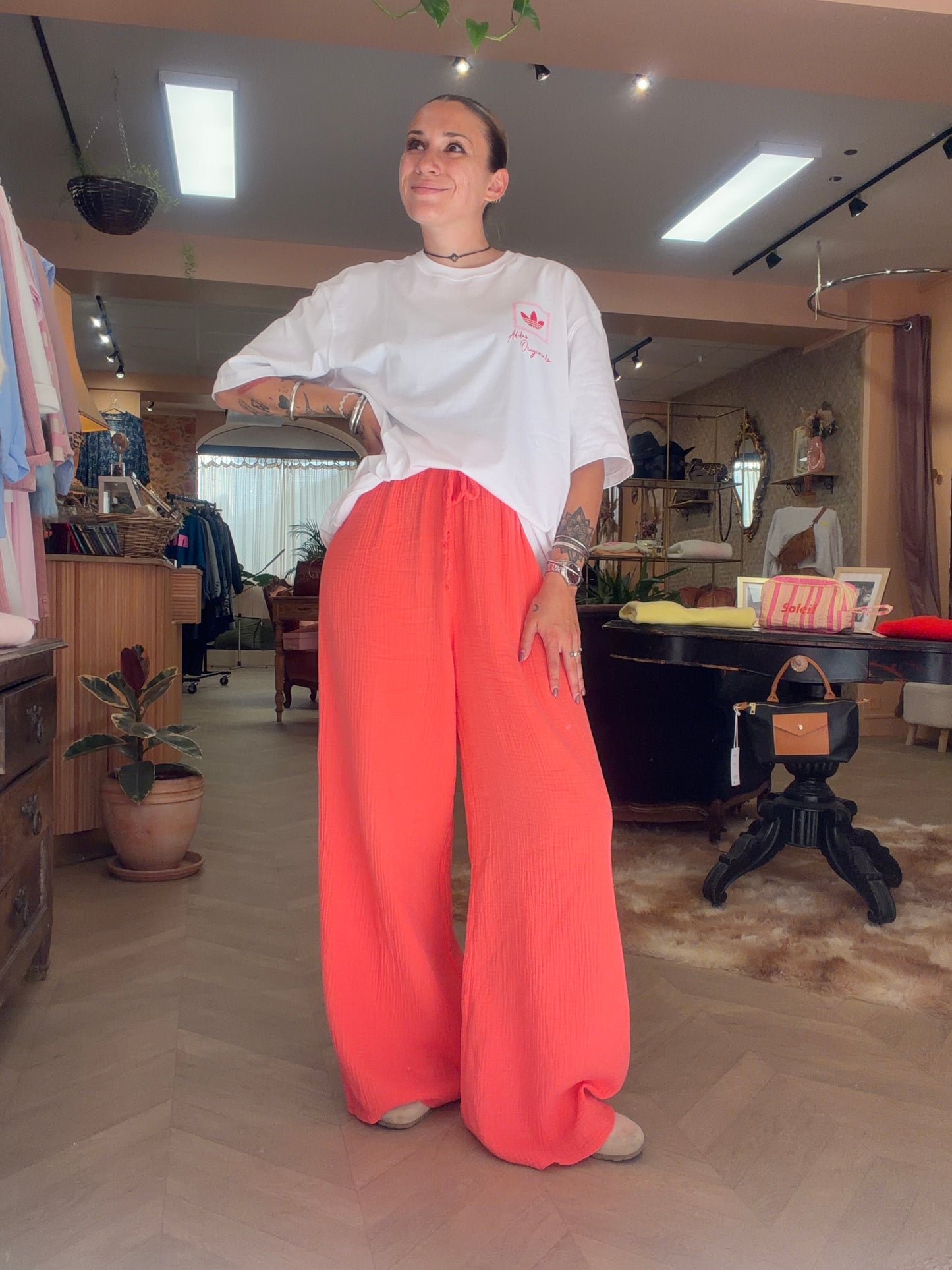 Pantalon large