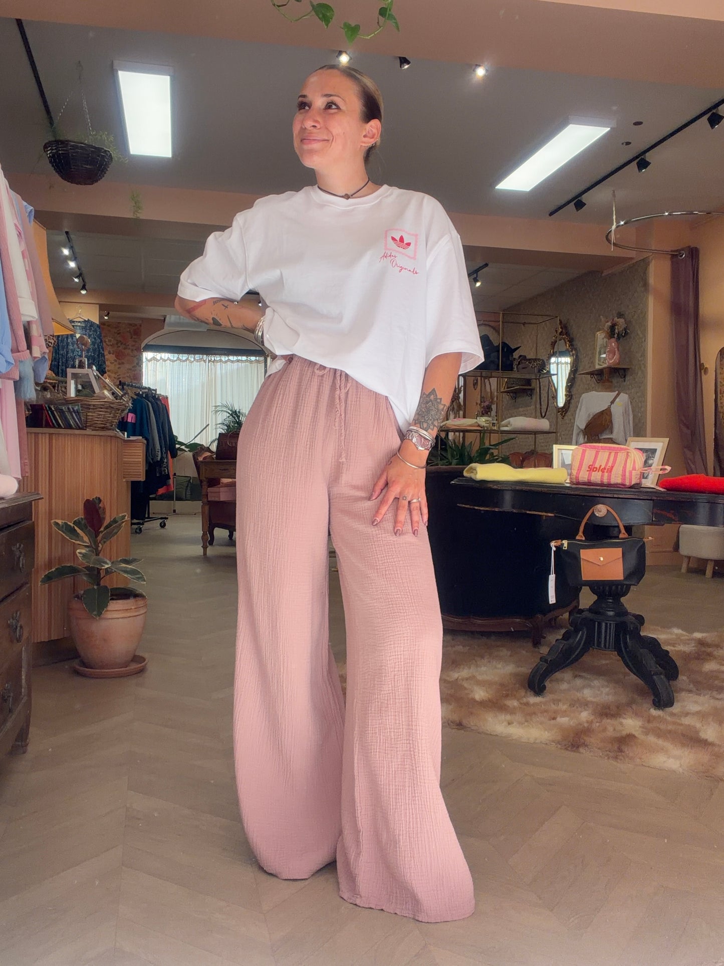 Pantalon large