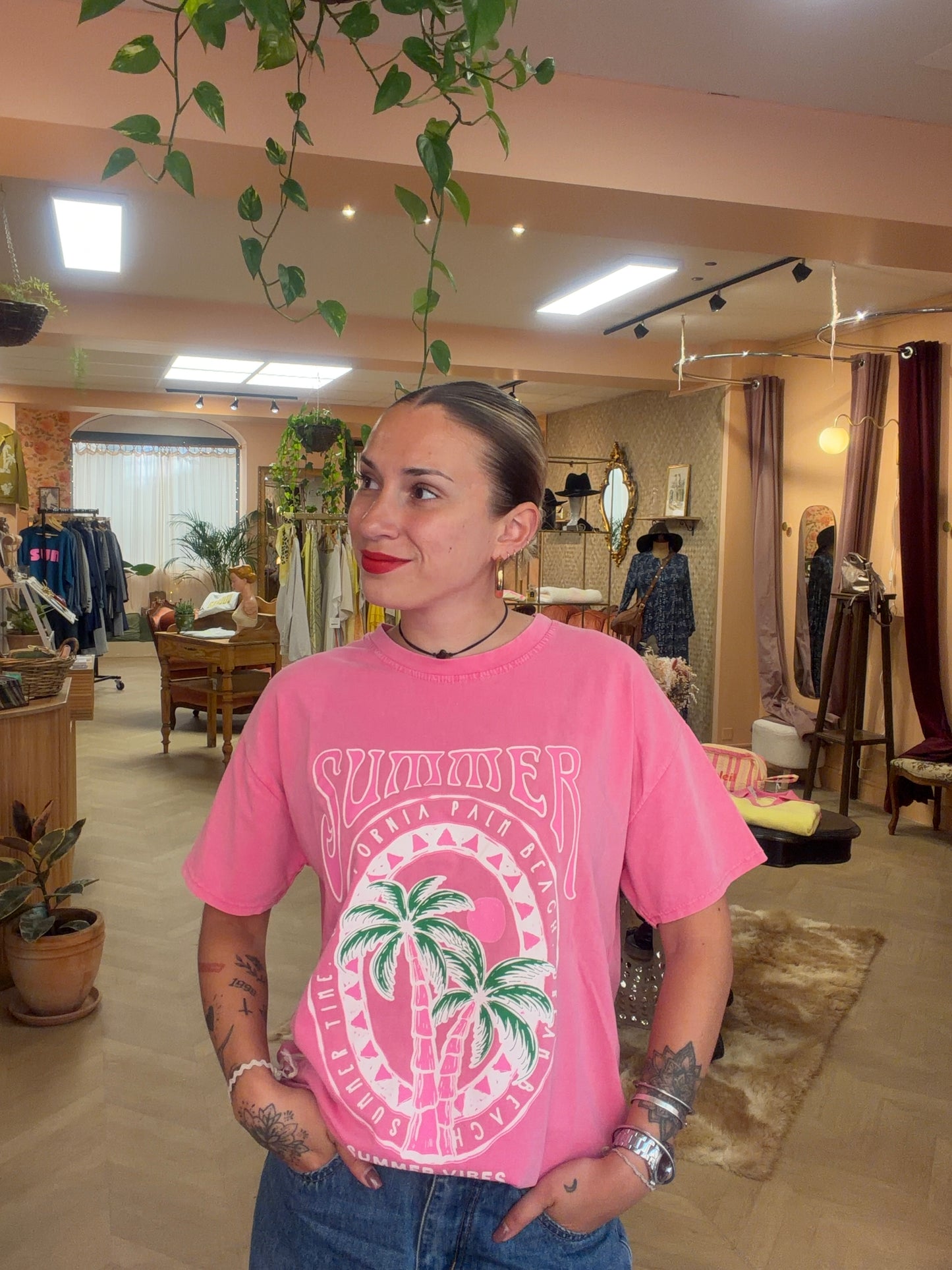 T-shirt Palmiers