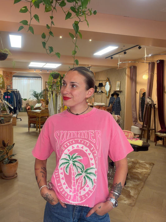 T-shirt Palmiers