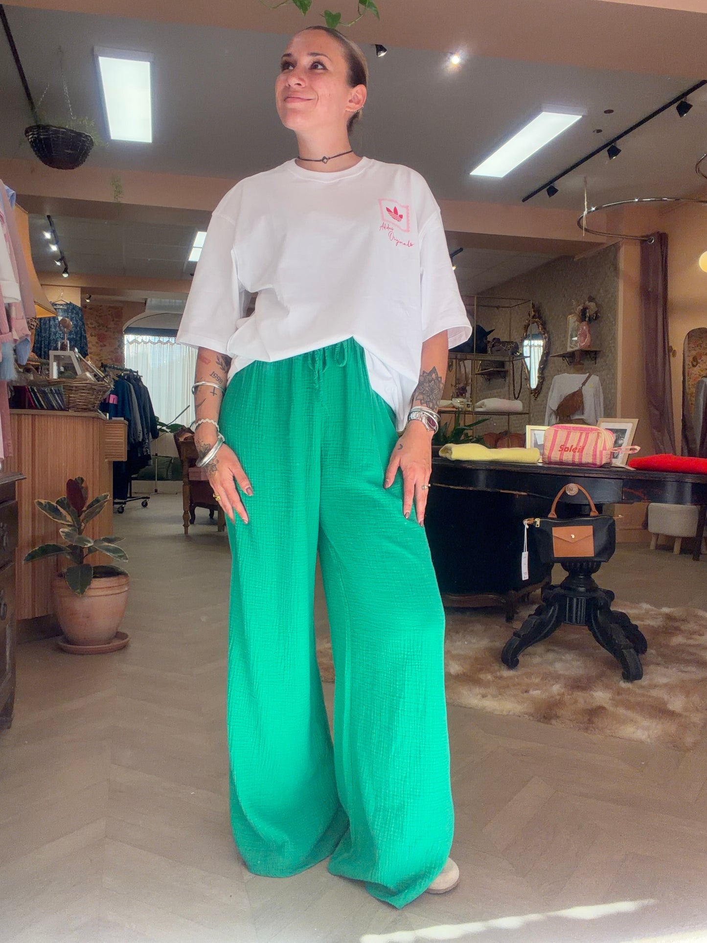 Pantalon large
