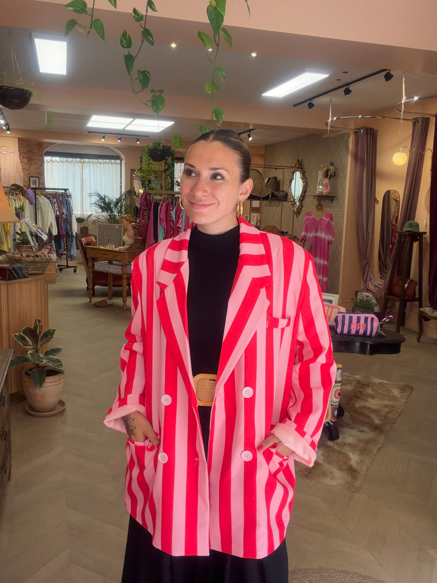 Blazer rayé