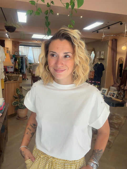 T-shirt perles