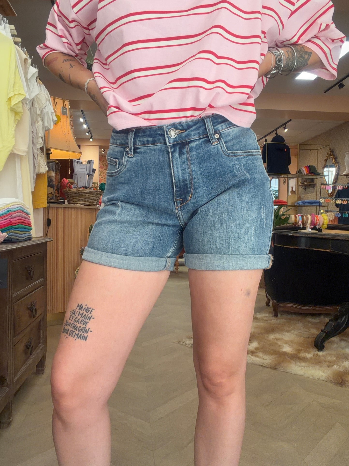 Short en jean